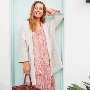 Anthropologie x Donni NWT Slouchy Striped Open Front Cardigan Women’s One Size